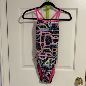 Like new speedo open back suit size 34